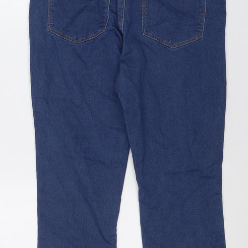 Dunnes Women’s Blue Straight Leg Stretch Jeans Size 12 Regular Denim