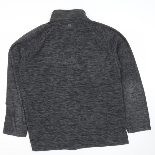 Mountain Warehouse Women Grey Full Zip Fleece Jacket Size L
