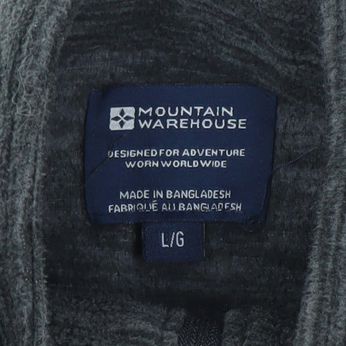 Mountain Warehouse Women Grey Full Zip Fleece Jacket Size L