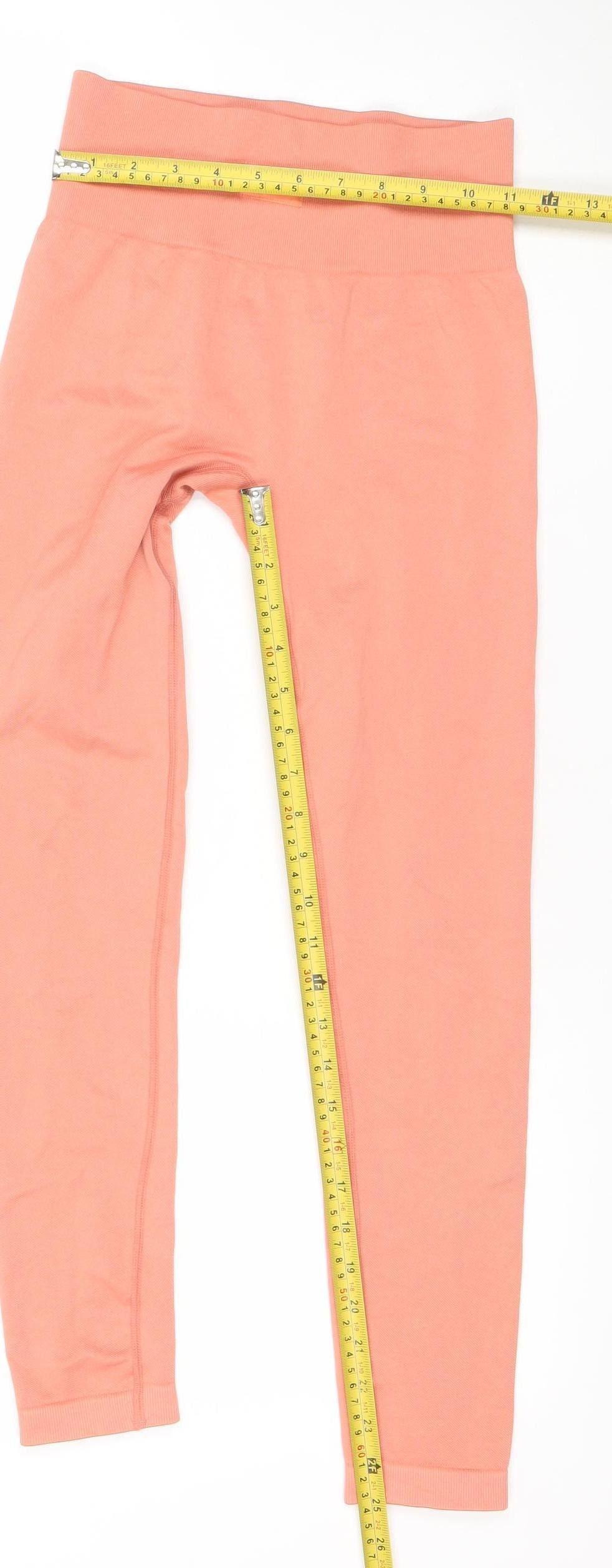 Bo+Tee Women's Coral Seamless Leggings Size S Activewear
