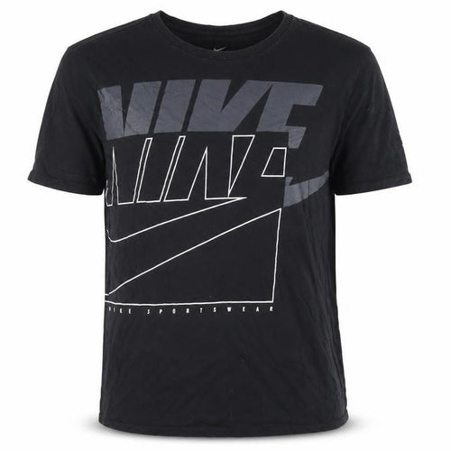 Nike Men's Black Graphic Sportswear T-Shirt Size M