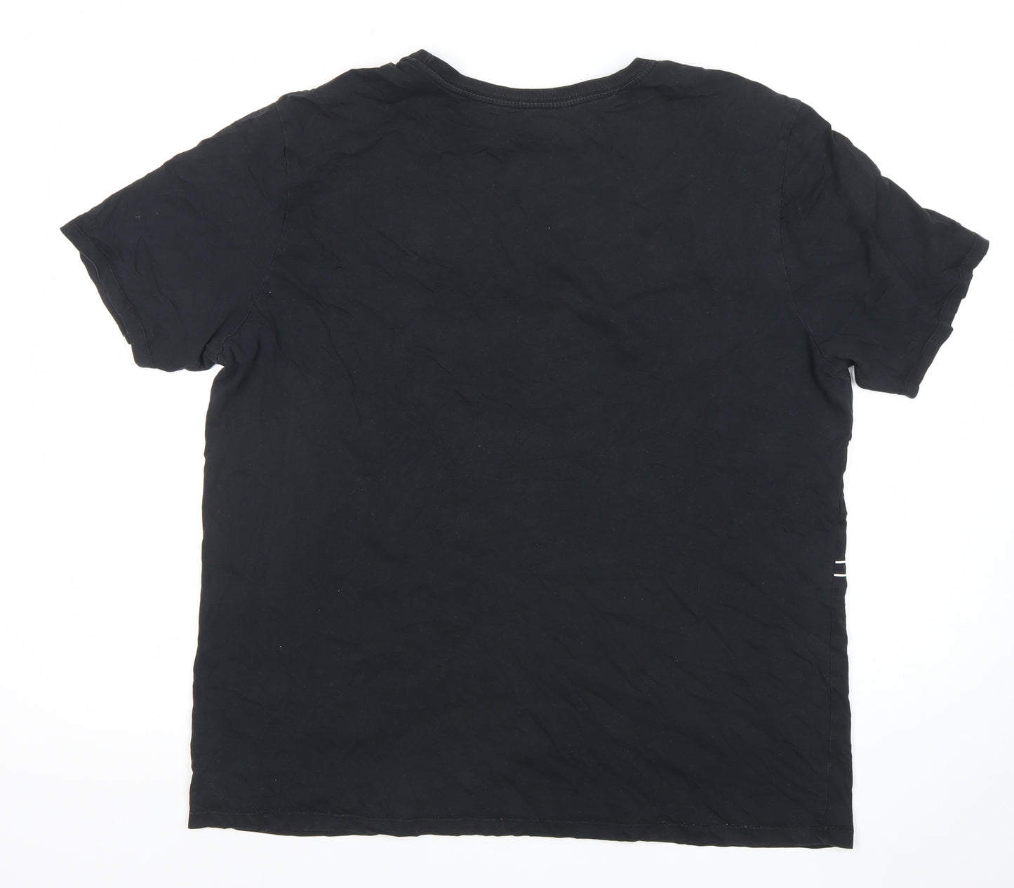 Nike Men's Black Graphic Sportswear T-Shirt Size M