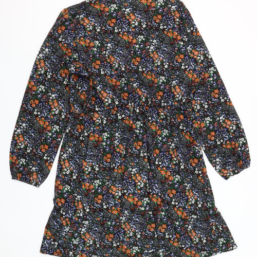 ONLY Women's Multicoloured Floral Wrap Dress XL