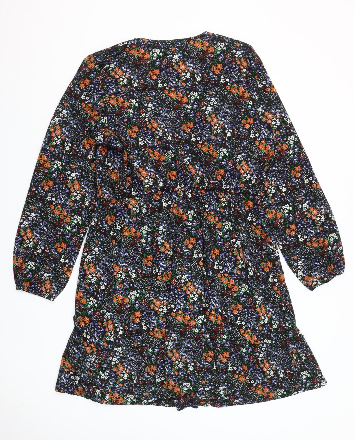 ONLY Women's Multicoloured Floral Wrap Dress XL