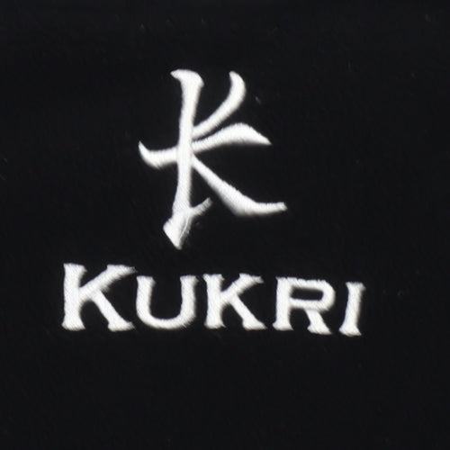 Kukri Womens Black 2XS 1/2 Zip Fleece Sweatshirt Polyester Sportswear
