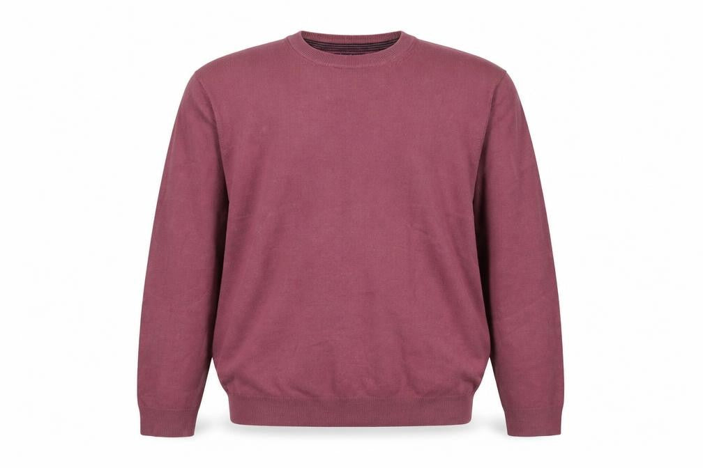 James Pringle Men’s Purple Cotton Crew Neck Jumper XL