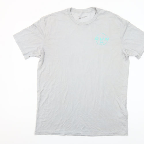 Under Armour Men's Grey RUN Graphic Short Sleeve T-Shirt M