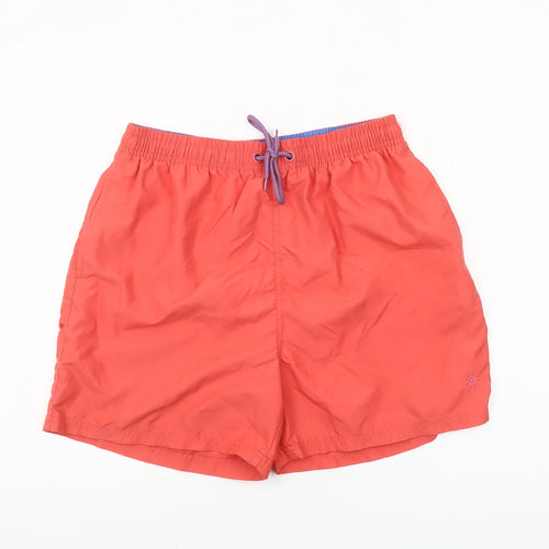 Cargo Quay Men's Red Swim Shorts L Drawstring Quick Dry Nylon