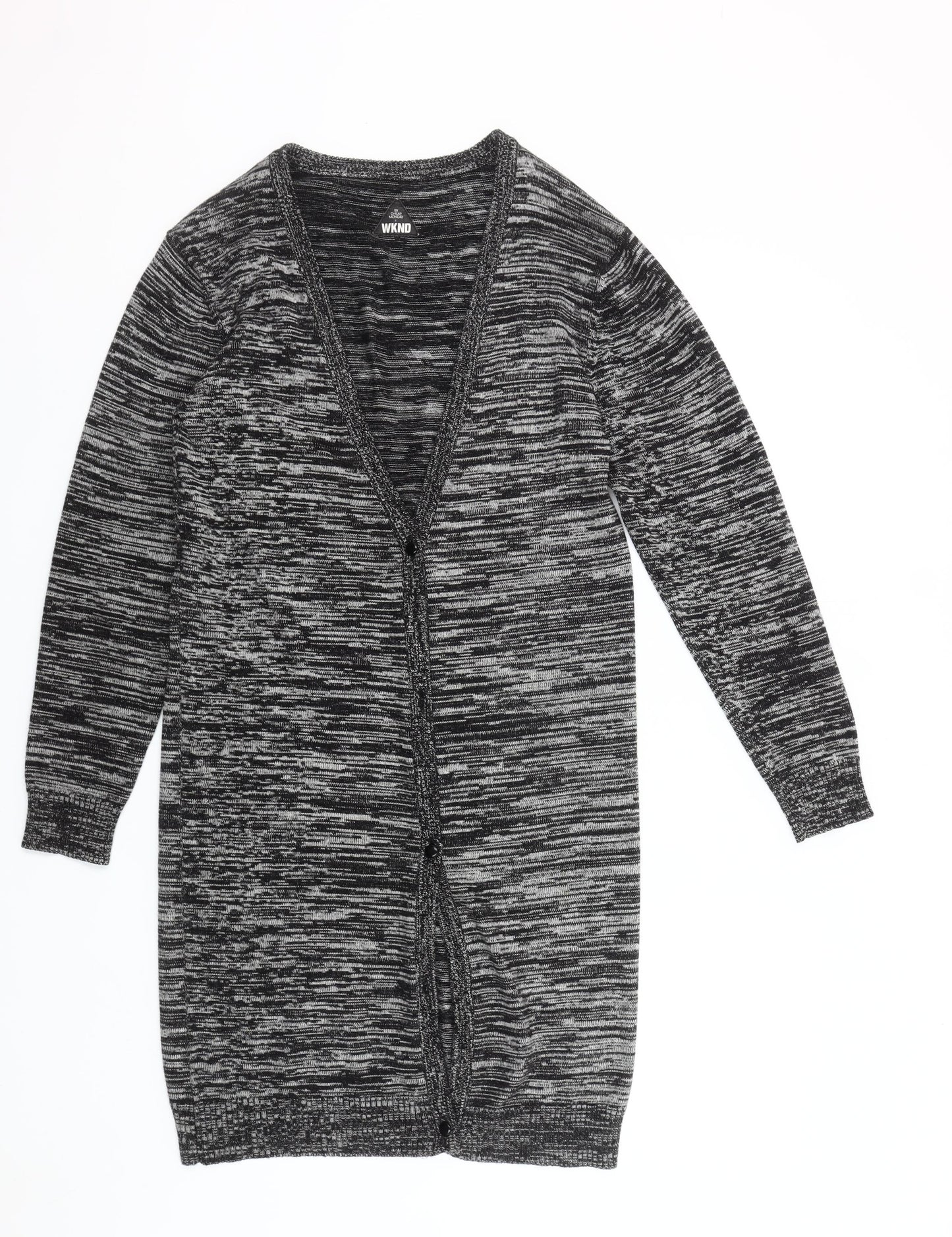 Cheap Monday WKND Women's Grey Long Knit Cardigan Size Regular