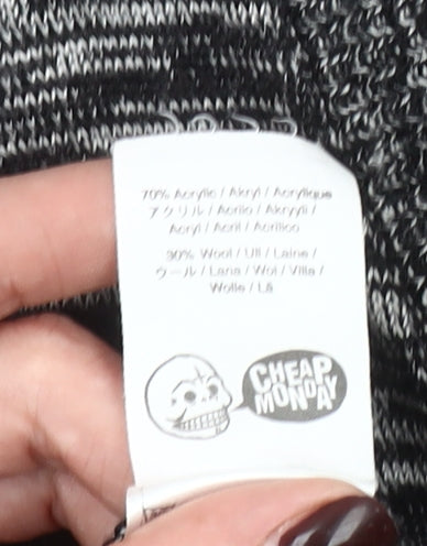 Cheap Monday WKND Women's Grey Long Knit Cardigan Size Regular