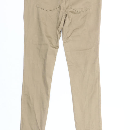 ONLY Women’s Beige High Rise Stretch Jegging Trousers Size M