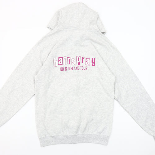 Gildan Women’s Grey Full Zip Hoodie Small It Takes Two Hairspray Tour