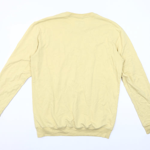 Rooster Teeth Men’s Beige Crew Neck Sweatshirt Size S Regular Fit Long Sleeve