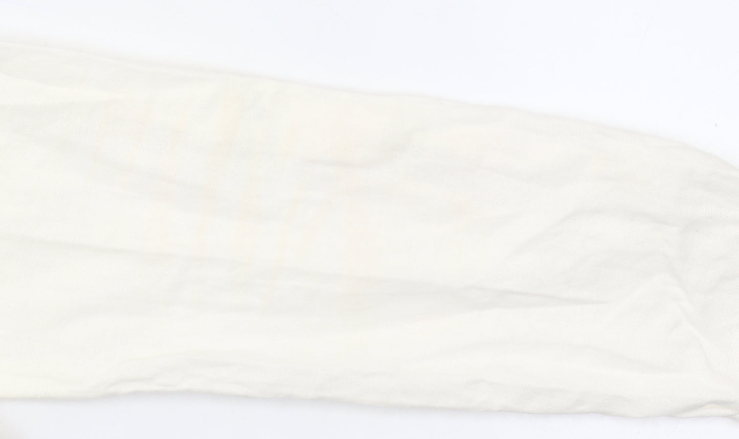 ONLY Women's Ivory Linen Blend Button-Up Shirt Size S