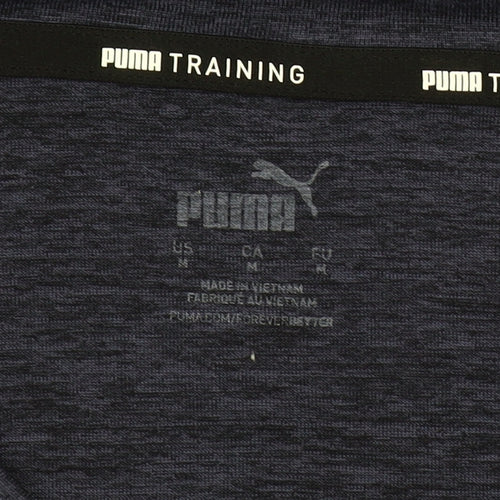Puma Men's Navy Blue Crew Neck Training T-Shirt Size M
