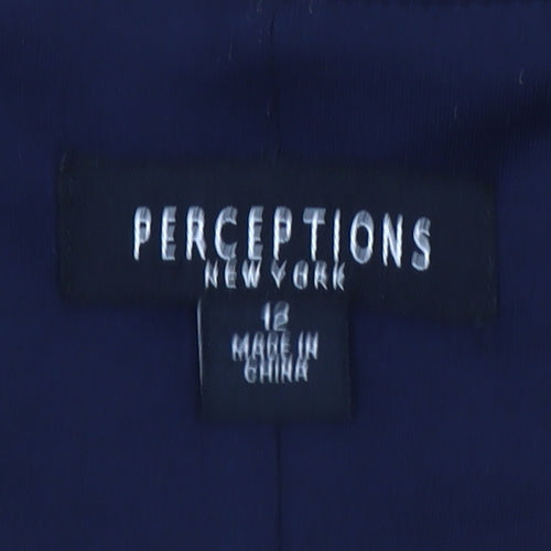 Perceptions New York Women's Multicoloured Size 12 Fit & Flare Floral Dress