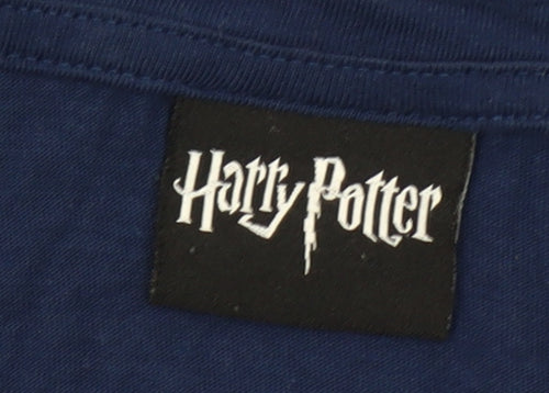 Harry Potter Women’s Blue Hogwarts Plus Size 20-22 T-Shirt Nightshirt