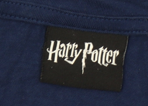 Harry Potter Women’s Blue Hogwarts Plus Size 20-22 T-Shirt Nightshirt