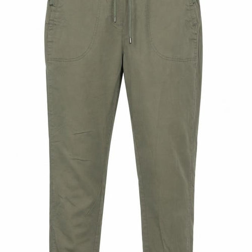 Punt Roma Womens Green Cotton Stretch Jogger Trousers Size S