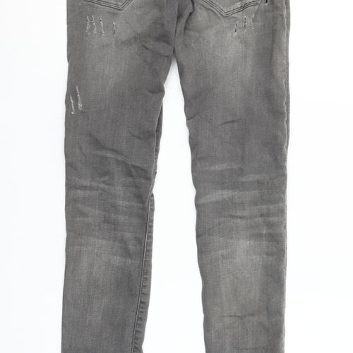 G-Star RAW Men’s Grey Revend Super Slim Distressed Skinny Jeans W26 L34