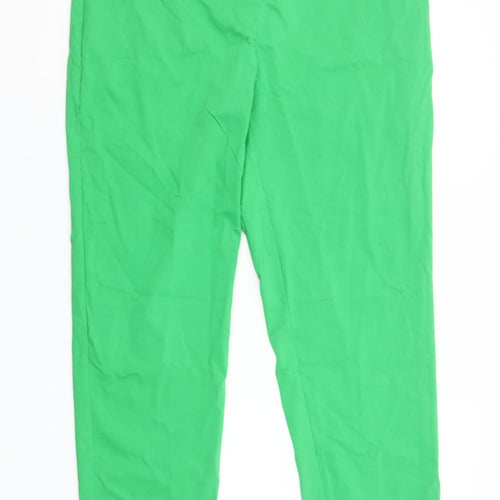 Gerard Women’s Green Cropped Trousers Size 20 Viscose Blend Stretch