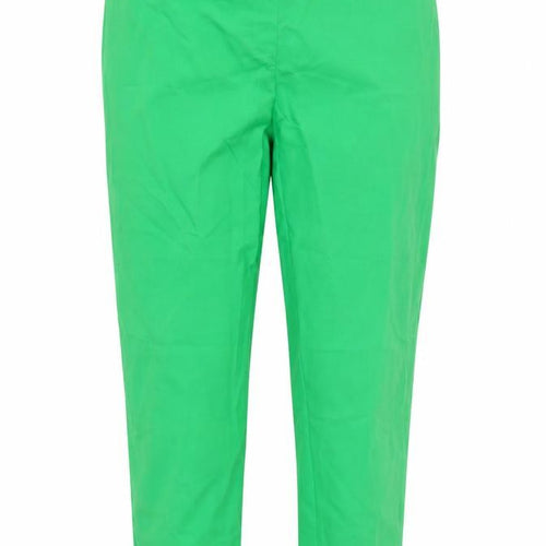 Gerard Women’s Green Cropped Trousers Size 20 Viscose Blend Stretch