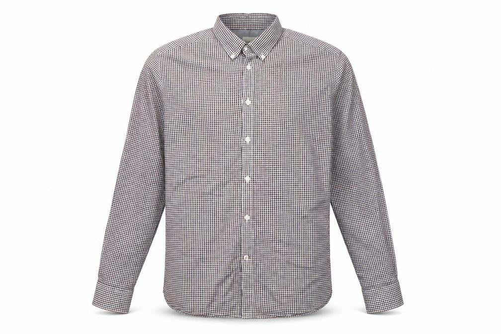 Front view of Jack & Jones Premium Men's Multicoloured Check Cotton Shirt XL