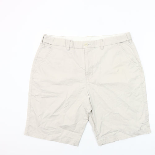 St. Bernard for Dunnes Stores Men's Stone Chino Shorts 38in Waist