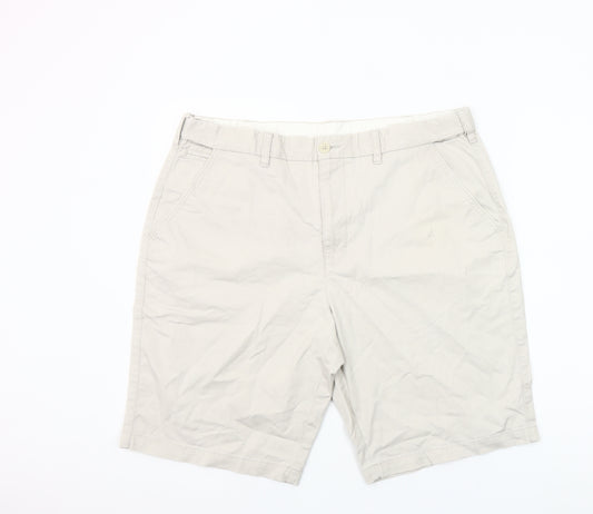 St. Bernard for Dunnes Stores Men's Stone Chino Shorts 38in Waist
