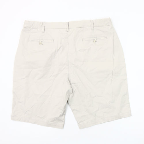 St. Bernard for Dunnes Stores Men's Stone Chino Shorts 38in Waist