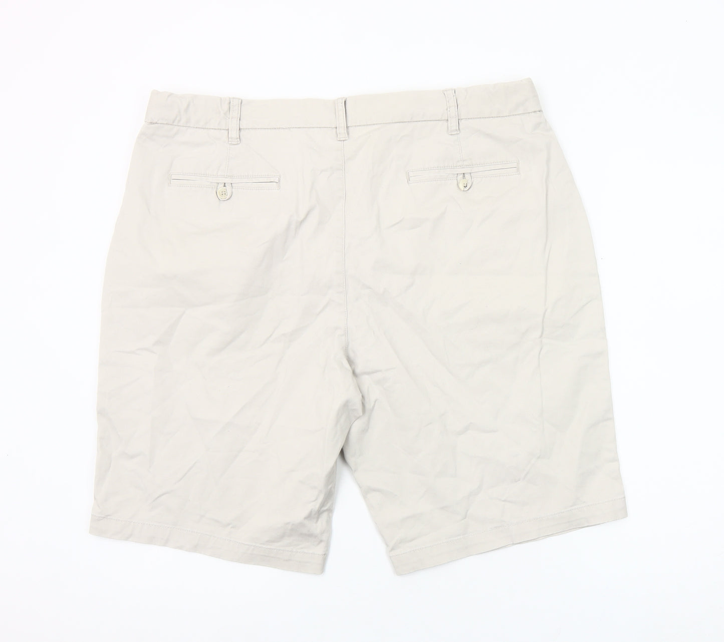 St. Bernard for Dunnes Stores Men's Stone Chino Shorts 38in Waist