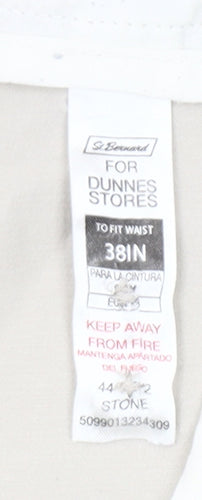 St. Bernard for Dunnes Stores Men's Stone Chino Shorts 38in Waist