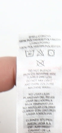 Dunnes Men Burgundy Cargo Shorts Medium Elastic Waist Drawstring Casual