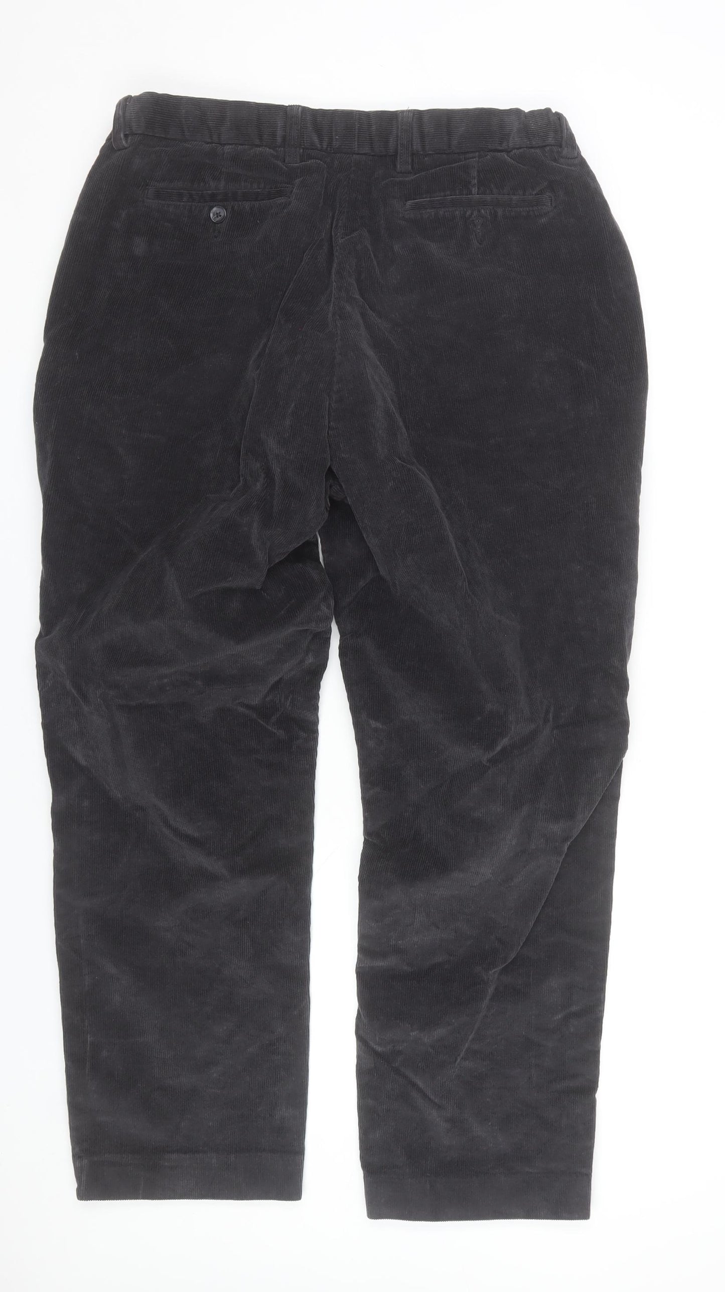 St. Bernard for Dunnes Stores Men's Black Corduroy Chinos 38in Waist