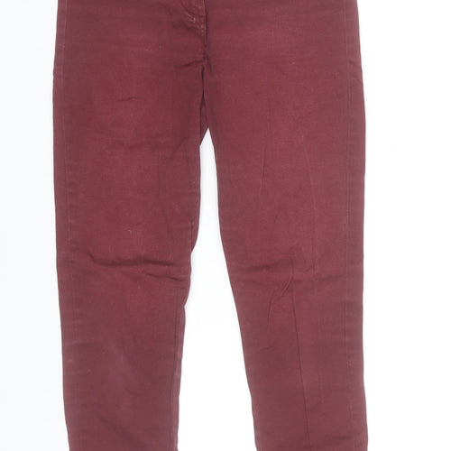 River Island Women's Red Skinny Jeans Size 8R Slim Fit Stretch Denim