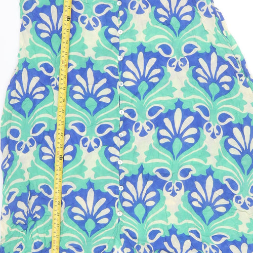 Oysho Women’s Multicoloured Long Cotton Shirt Dress XS