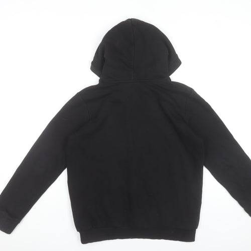 Hype Boys Black Pullover Hoodie 13 Years Regular Fit