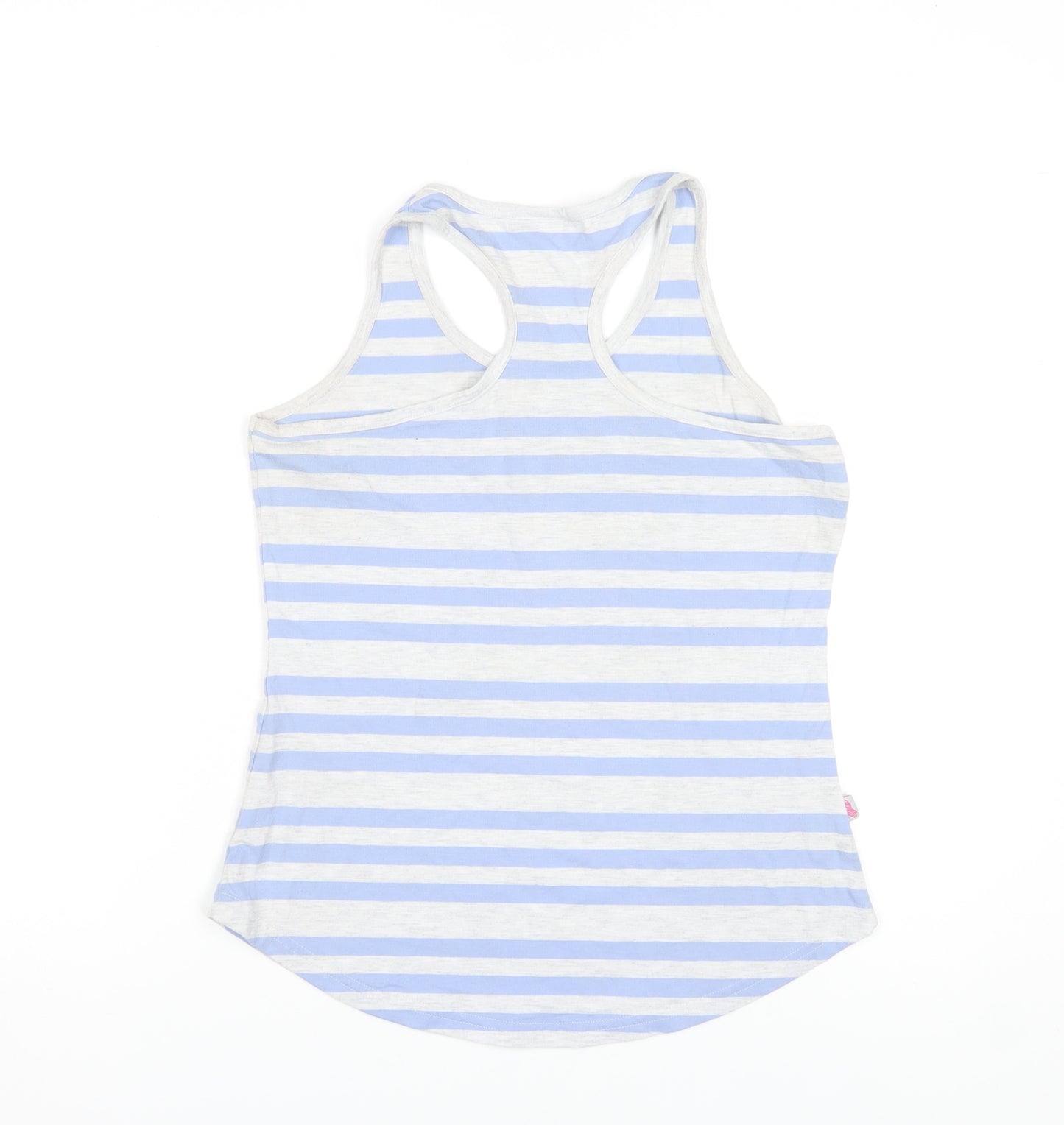 Lonsdale Women's Blue Striped Racerback Tank Top Size 12