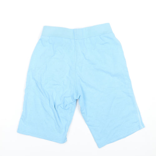 H&M Boys Blue Sweat Shorts 13-14 Years L.O.G.G. Athletic Cotton Blend