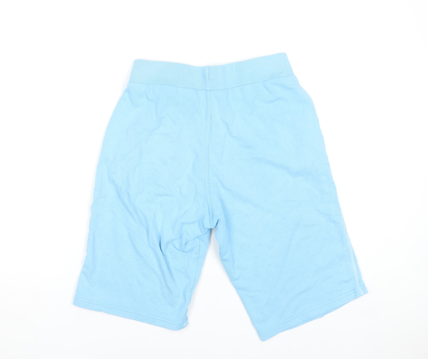 H&M Boys Blue Sweat Shorts 13-14 Years L.O.G.G. Athletic Cotton Blend