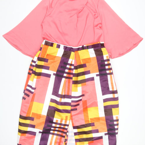 Closet London Women Multicoloured Size 14 Fit & Flare Midi Dress