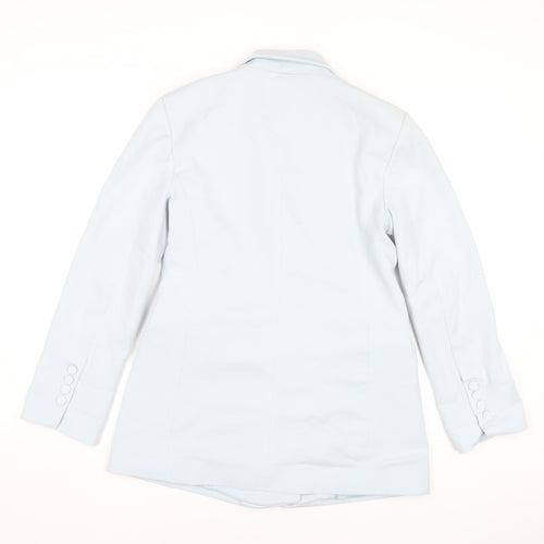 Gallery Women’s Light Blue Double Button Blazer Size 10