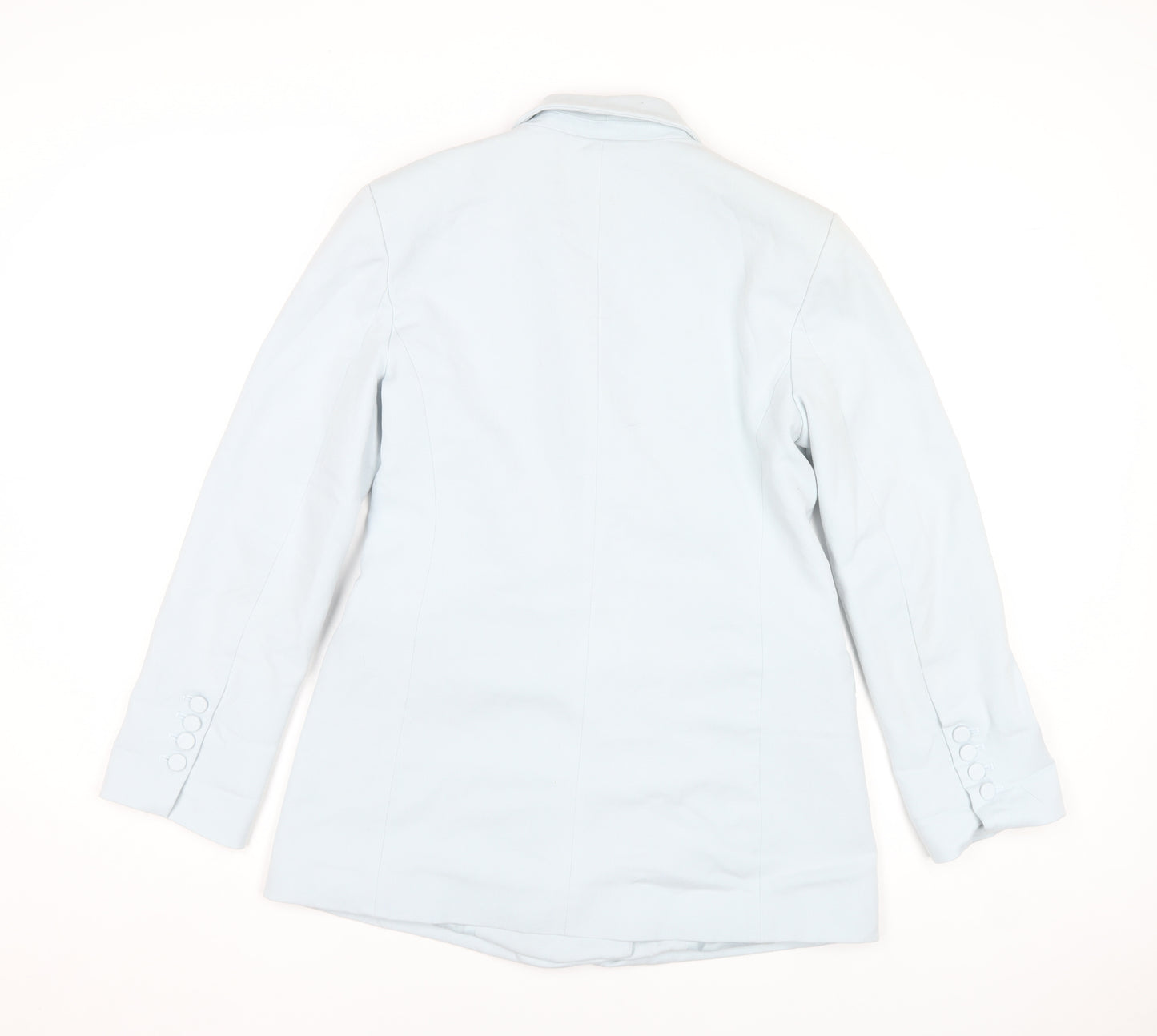 Gallery Women’s Light Blue Double Button Blazer Size 10