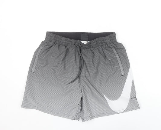Nike Men's Grey Athletic Shorts M Quick Dry Training Activewear