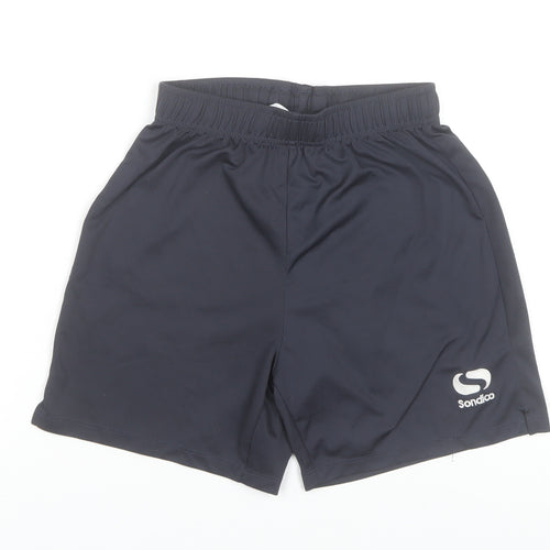 Sondico Men's Black XS Athletic Football Shorts Quick Dry Polyester