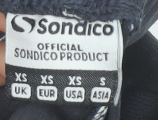 Sondico Men's Black XS Athletic Football Shorts Quick Dry Polyester