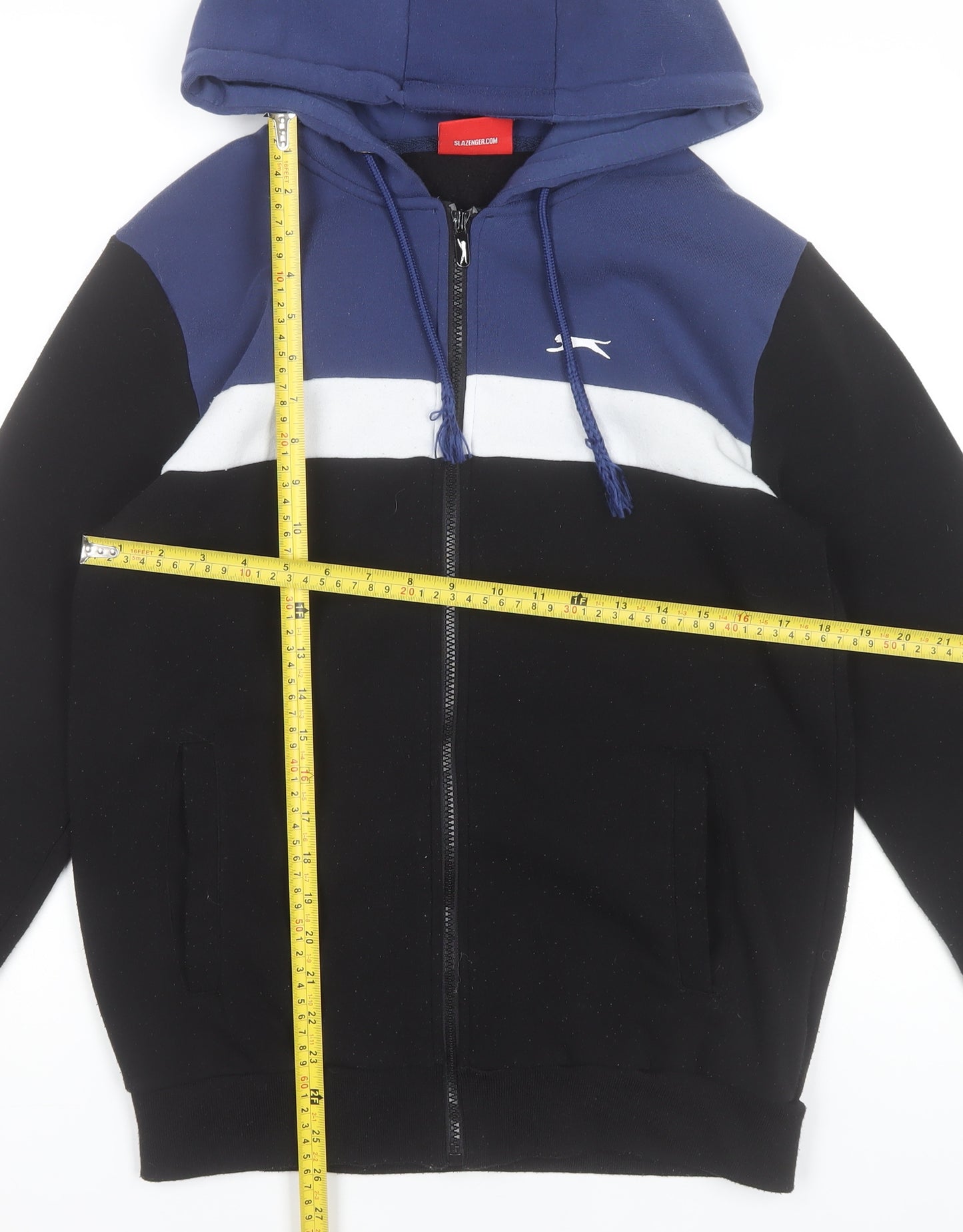 Slazenger Men’s Blue Full Zip Hoodie Size S Sportswear