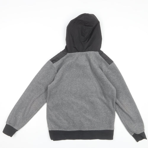Nike Jordan Boys Grey Hoodie 10-12 Years Pullover Fleece Hooded Sweatshirt