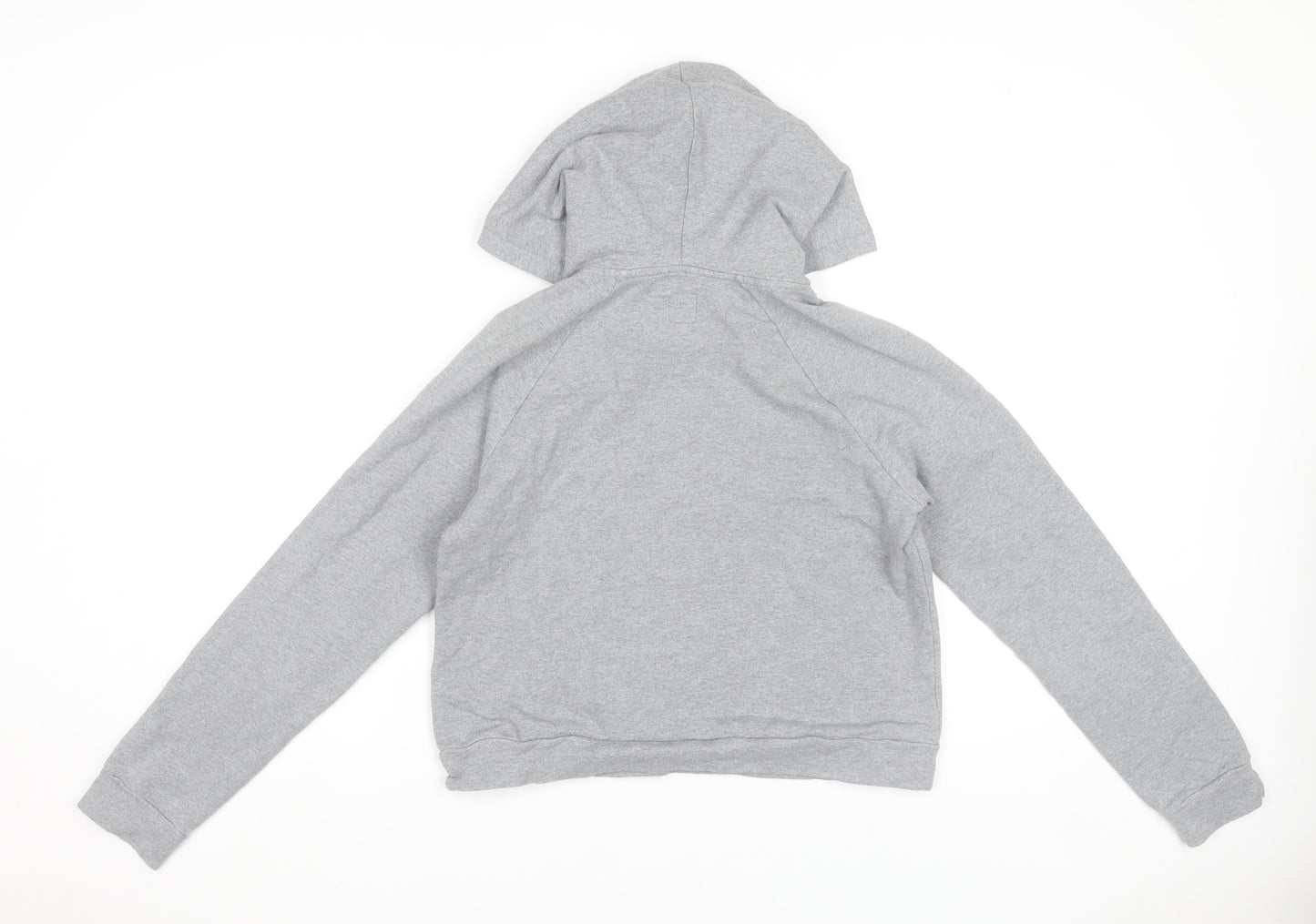 Jack Wills Womens Grey Hoodie UK 10 Cotton Modal Blend Pullover
