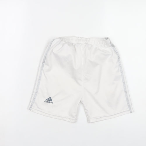 Adidas Boys White Football Athletic Shorts 12 Years Real Madrid Activewear